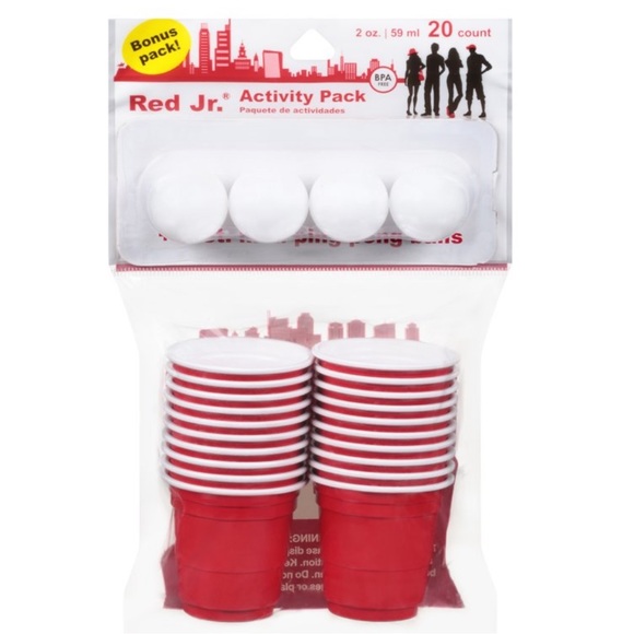 MINI PONG SET! So cute! Miniature pong cups and balls • NWT - Picture 1 of 7